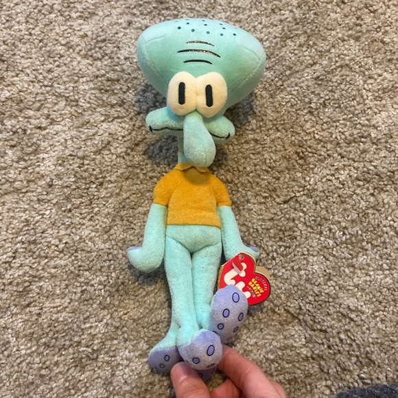 *Rare* Ty Beanie Babies | Squidward Tentacles - Picture 1 of 7